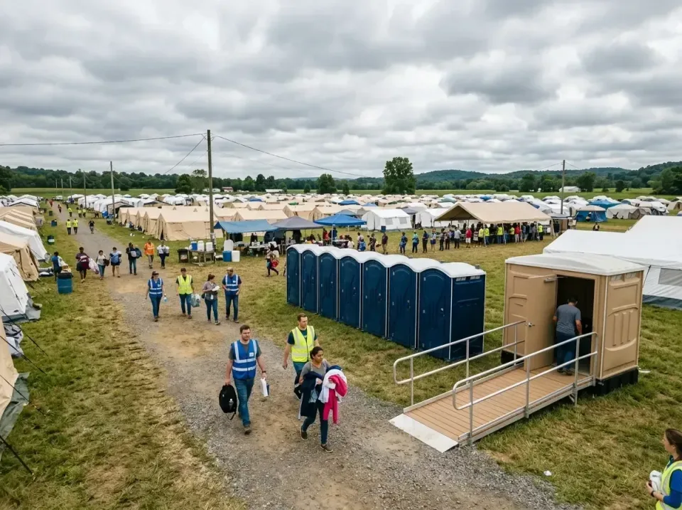 disaster-relief-camp-restrooms-010 — frequently asked questions, Dumpster & Portable Bathrooms Rental in Belle Plaine, IA